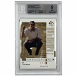 2002 Upper Deck SP Authentic Tiger Woods Ambassadors Golf SP Limited /100 #66 BGS 9 Mint