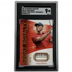 2021 Upper Deck Goodwin Champions Tiger Woods Goudey Sport Royalty Memorabilia Premium Card 08/10 SGC 9 MT