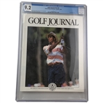 1994 Golf Journal Volume 47 Number 8 Tiger Woods Cover CGC 9.2