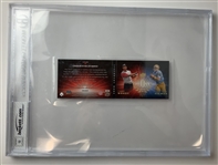 2013 Upper Deck Woods Master Collection Tiger Woods Troy Aikman Legendary Duos Dual Autograph Booklet 1 of 1 BGS 8 Auto 10