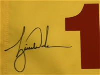 Tiger Woods Signed 2005 Open Championship at St. Andrews Flag Upper Deck Authenticated