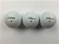 Tiger Woods' Personal 'TIGER' Titleist Professional 90 (3) Golf Balls with Original Sleeve