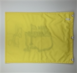 Bubba Watson Signed 2014 Masters Tournament Embroidered Flag JSA ALOA