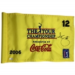 Adam Scott Signed 2006 The Tour Championship Event Used Golf Pin Flag Hole 12 JSA #CM67225