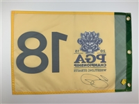 Jason Day Signed 2015 PGA Championship at Whistling Straits Flag JSA ALOA