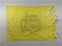 Phil Mickelson Signed 2010 Masters Tournament Embroidered Flag JSA ALOA