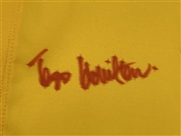Todd Hamilton Signed 2004 Open Championship at Royal Troon Flag JSA ALOA