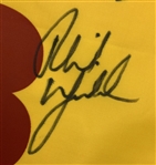 Phil Mickelson Signed 2013 Open Championship at Muirfield Flag JSA ALOA