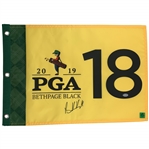 Brooks Koepka Signed 2019 PGA Championship at Bethpage Black Flag JSA #K704395