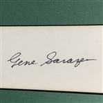 Palmer, Sarazen, Nelson & Crenshaw Cut Signatures With The Masters Commemorative Print JSA ALOA