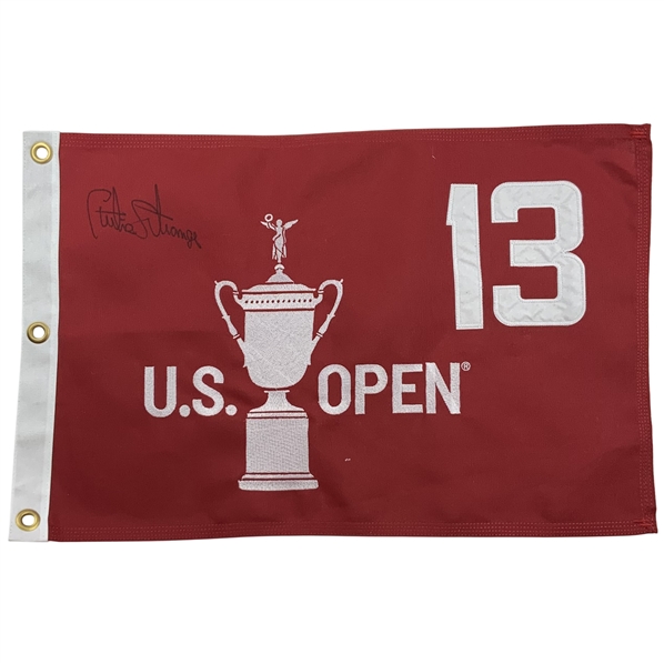 Curtis Strange Signed U.S. Open Game Flag JSA ALOA