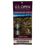 Jordan Spieth Signed 2015 US Open at Chambers Bay Trophy Club Ticket JSA ALOA