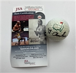 George Archer Signed Masters Tournament Practice Golf Ball - 1969 Champ JSA #UU13675