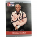 Arnold Palmer Signed 1990 Pro Set PGA Tour Arnold Palmer #80 Card JSA #AI45768