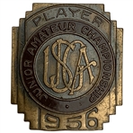 1956 US Junior Amateur Contestant Badge - Jack Nicklaus Semifinalist