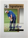 A Collection of Seven Autographed Professional Golf Trading Cards Including Gary Woodland and Louis Oosthuizen