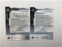 A Collection of Seven Autographed Professional Golf Trading Cards Including Gary Woodland and Louis Oosthuizen