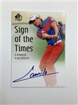 A Collection of Seven Autographed Professional Golf Trading Cards Including Gary Woodland and Louis Oosthuizen
