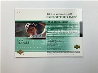A Collection of Seven Autographed Professional Golf Trading Cards Including Gary Woodland and Louis Oosthuizen