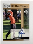 A Trio of 2012 Upper Deck Golf Signed Trading Cards Featuring Justin Rose Trevor Immelman and Zach Johnson
