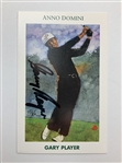 Johnny Bulla, Peter Thomson & Gary Player Signed Cards JSA