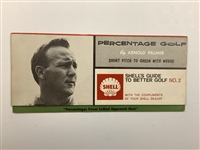 A Collection of Vintage Golf Memorabilia Including New Haven Golfometer and Arnold Palmer Shell Promotional Brochure