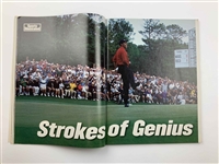 A Trio of 1997 Masters Tournament Memorabilia Items Featuring Tiger Woods