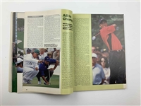 A Trio of 1997 Masters Tournament Memorabilia Items Featuring Tiger Woods