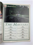 A Trio of 1997 Masters Tournament Memorabilia Items Featuring Tiger Woods