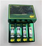 Two Masters Tournament Commemorative Golf Ball Sets Featuring Titleist 2004 and Callaway Arnold Palmer 50th Appearance Editions