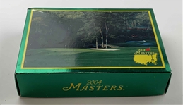Two Masters Tournament Commemorative Golf Ball Sets Featuring Titleist 2004 and Callaway Arnold Palmer 50th Appearance Editions