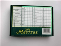 Two Masters Tournament Commemorative Golf Ball Sets Featuring Titleist 2004 and Callaway Arnold Palmer 50th Appearance Editions