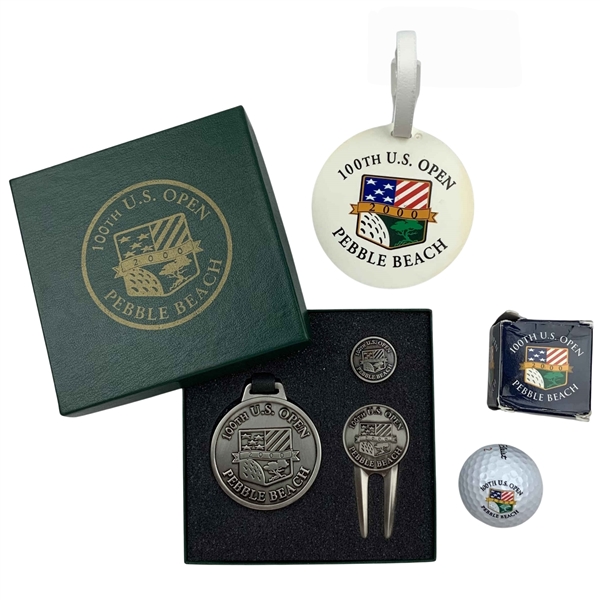 2000 US Open at Pebble Beach Commemorative Accessory Set