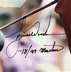 Tiger Woods Signed Ltd 1997 Masters 16x20 Photograph w/ 1/1 '-18/97 Masters' Inscription 18/25 UDA COA - Wow!