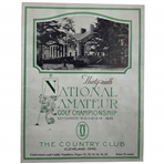 1935 US Amateur Program at The Country Club of Cleveland - Lawson Little Title Defense