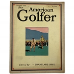 November 1927 Issue of The American Golfer Magazine Edited by Grantland Rice