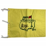 Phil Mickelson Signed 2009 Masters Tournament Embroidered Flag JSA ALOA