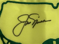 Jack Nicklaus Signed 1999 Masters Tournament Embroidered Flag JSA ALOA