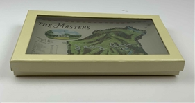 Tommy Aaron Signed Masters Tournament Augusta National Golf Club Course Map Glass Tray by Lee Wybranski JSA ALOA