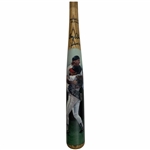 1991 Atlanta Braves Miracle Season Hand Painted Louisville Slugger Bat W/Smoltz/Olson Signed JSA ALOA