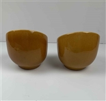 Walter Hagen's Personal Mid-Century Modern Glazed Ceramic Desk Set