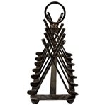 Superior Silver Plate Co. Golf-Themed Silver-Plated Novelty Toast Rack