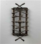 Superior Silver Plate Co. Golf-Themed Silver-Plated Novelty Toast Rack