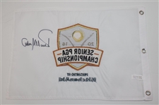 Rocco Mediate Signed 2016 Senior PGA Championship Embroidered Flag JSA ALOA