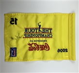 Adam Scott Signed 2006 Match Used Tour Championship Yellow Hole 15 Pin Flag JSA #CM67228