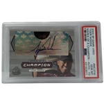 Tiger Woods Signed 2003 UD SP Game Used Marks of a Champion Card Serial Numbered 14/15 PSA GEM MT 10 - Pop 1!
