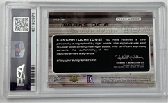 Tiger Woods Signed 2003 UD SP Game Used Marks of a Champion Card Serial Numbered 14/15 PSA GEM MT 10 - Pop 1!