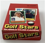 1981 Donruss Golf Stars Full Box of 36 Unopened Card Packs - Jack Rookie!
