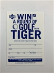 Two Upper Deck Tiger Woods Golf Promotional Items, 2001-2002