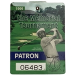 1999 Memorial Tournament Badge - Tiger Woods PGA Tour Win #9